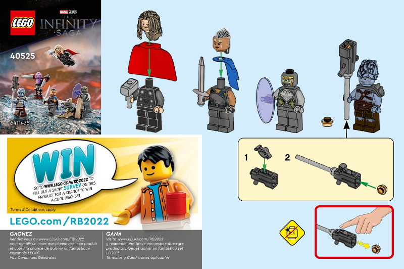 40525-Endgame Battle blister pack - INSTRUCTIONS ONLY