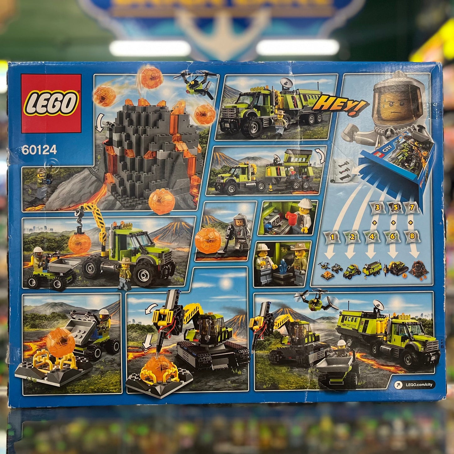Volcano Exploration Base, 60124 - LEGO® City Set