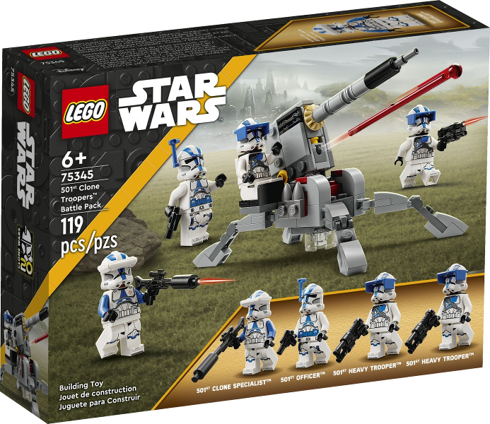 75345 - 501 Clone Troopers Battle Pack - EMPTY BOX ONLY
