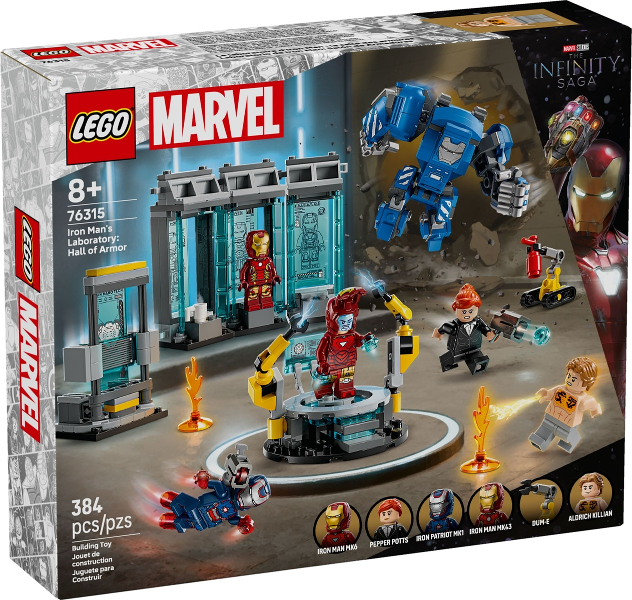 76315 - Iron Man's Labratory: Hall of Armor - EMPTY BOX ONLY