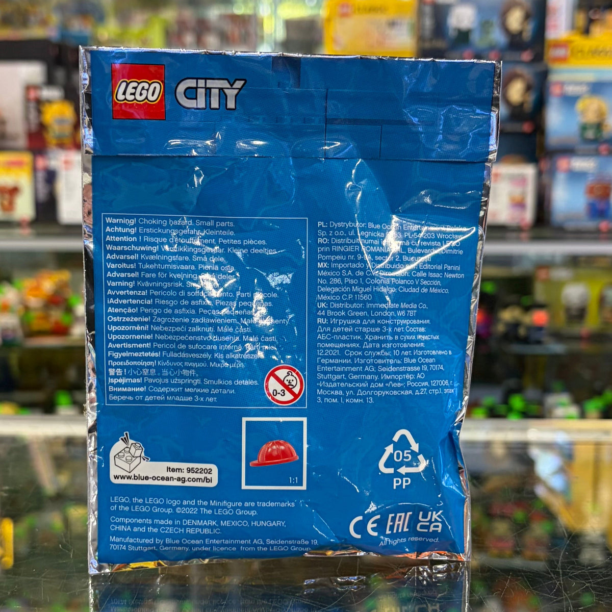 Workman and Auger foil pack, 952202 - LEGO® City Set