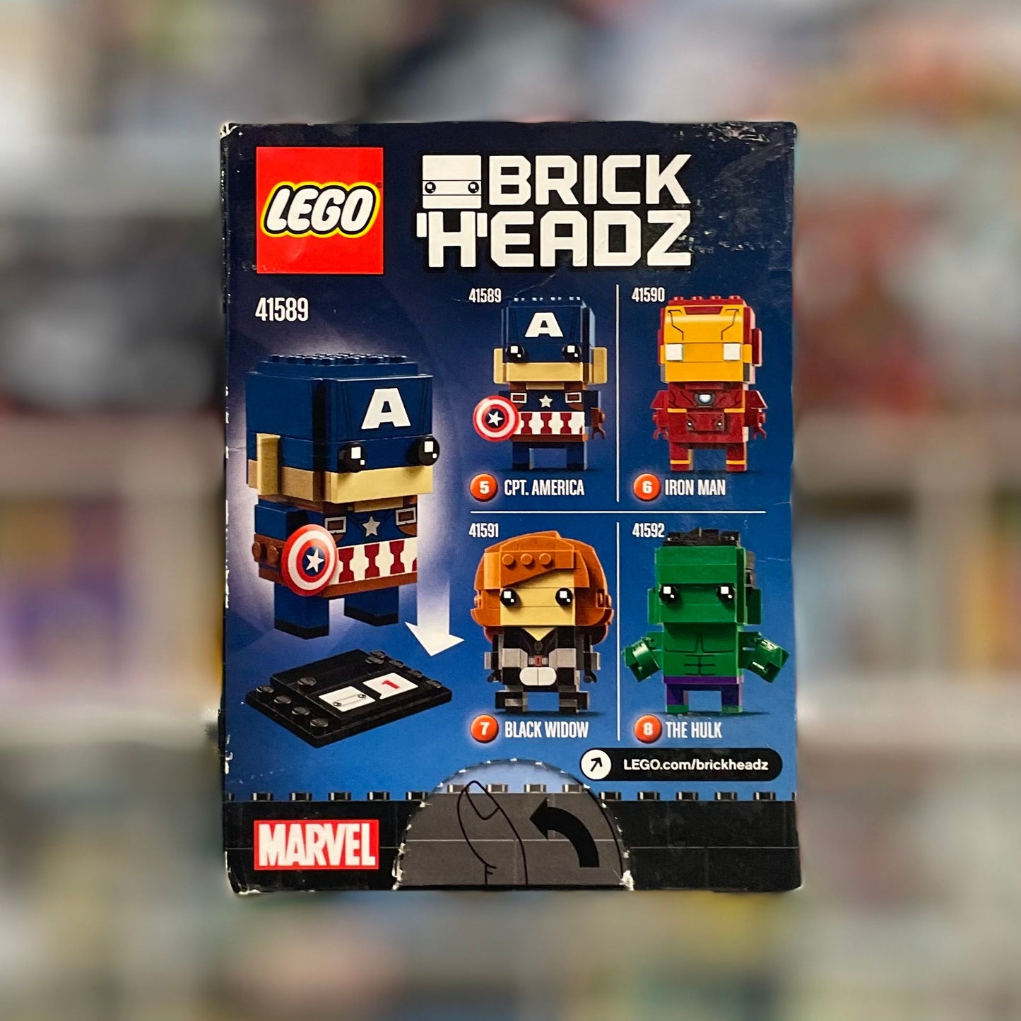 Captain America, 41589 - LEGO® BrickHeadz Set