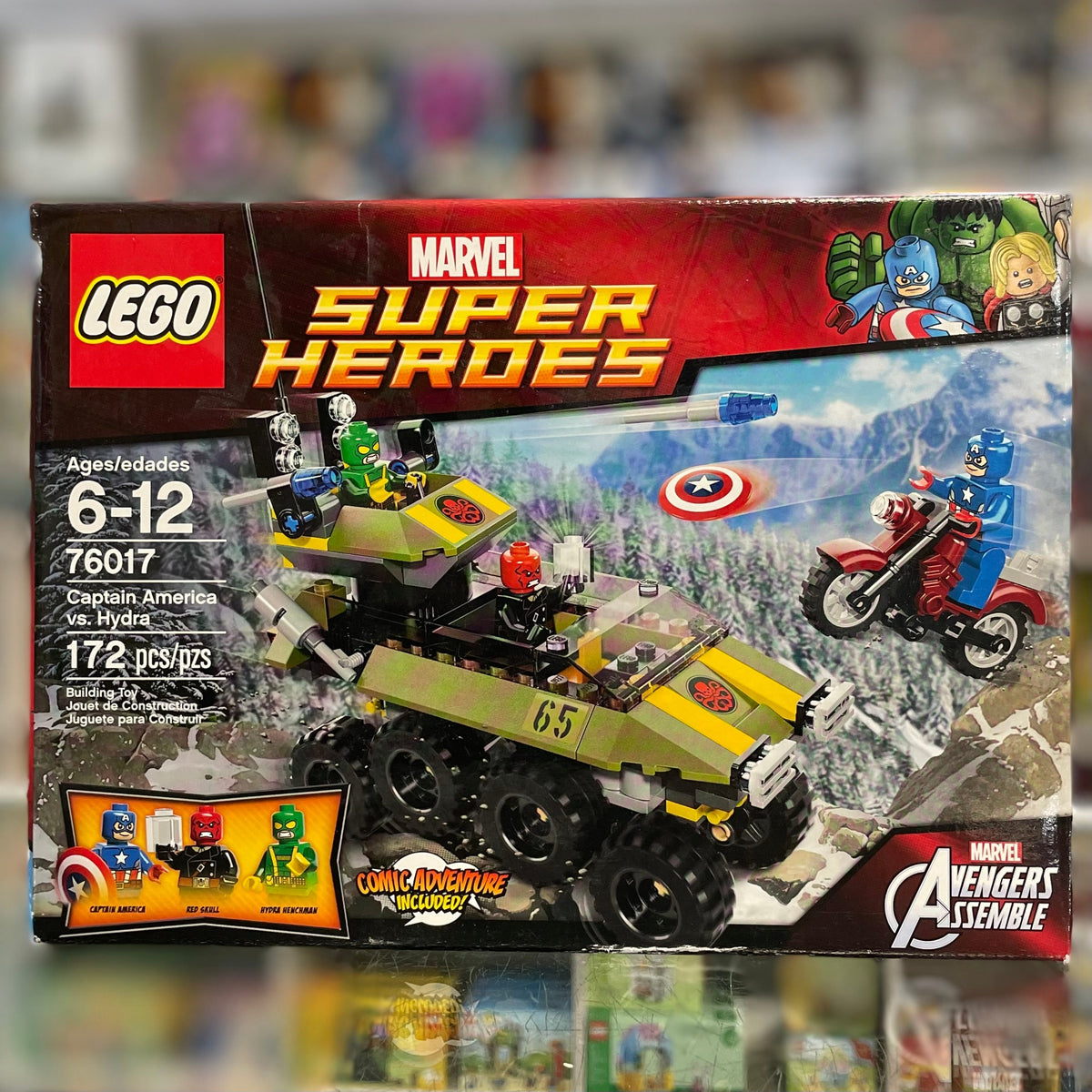 76017 - Captain America vs Hydra - EMPTY BOX ONLY