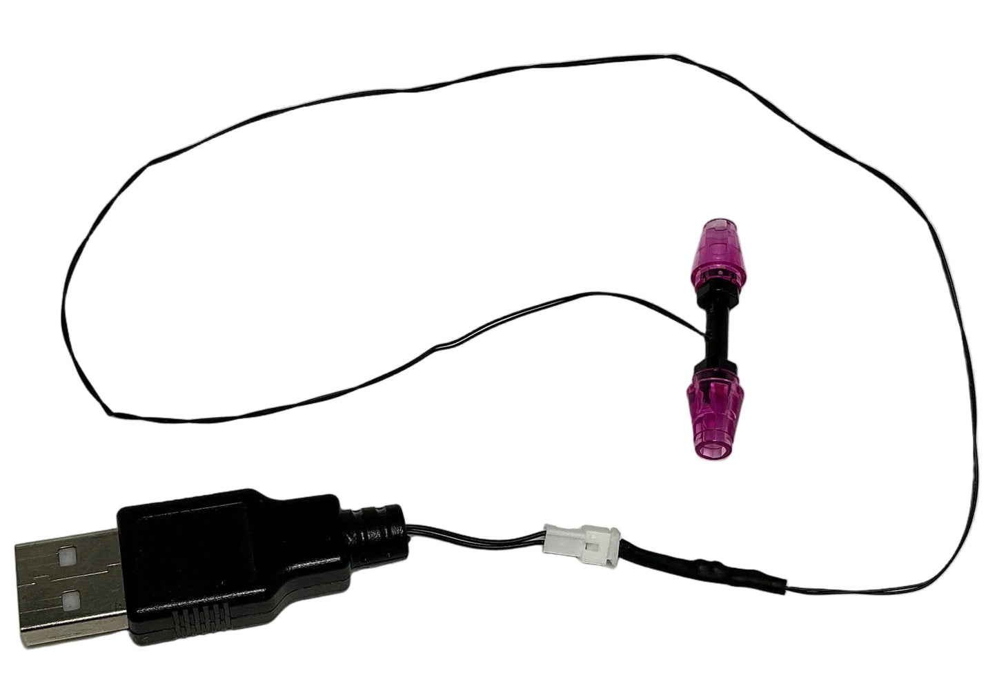 LED Light-Up Laser Staff, USB & DIY System, LW-75386B