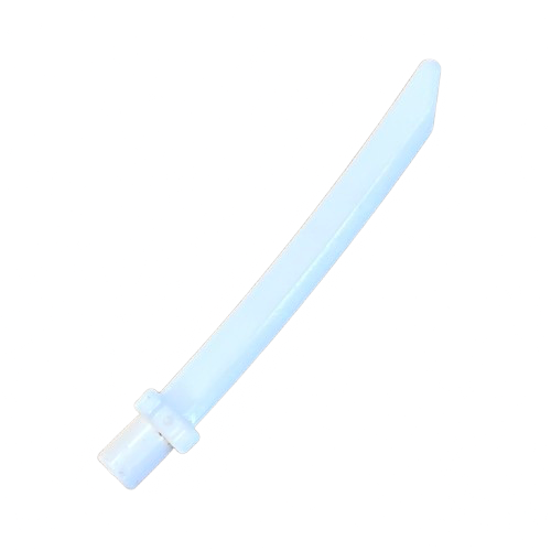 Minifigure, Weapon Sword Blade with Bar, Square Crossguard, Part #37341c