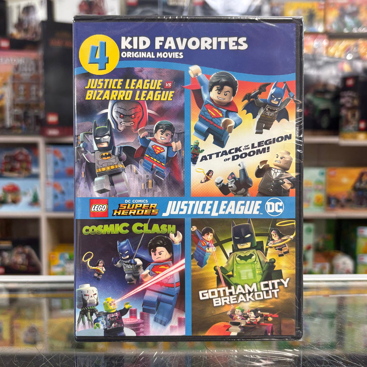 Video DVD - 4 Kids Favorites: LEGO® DC Super Heroes