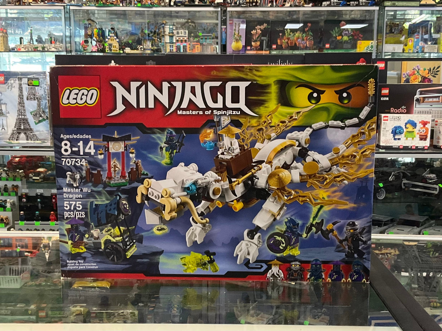 70734 - Master Wu Dragon - EMPTY BOX ONLY