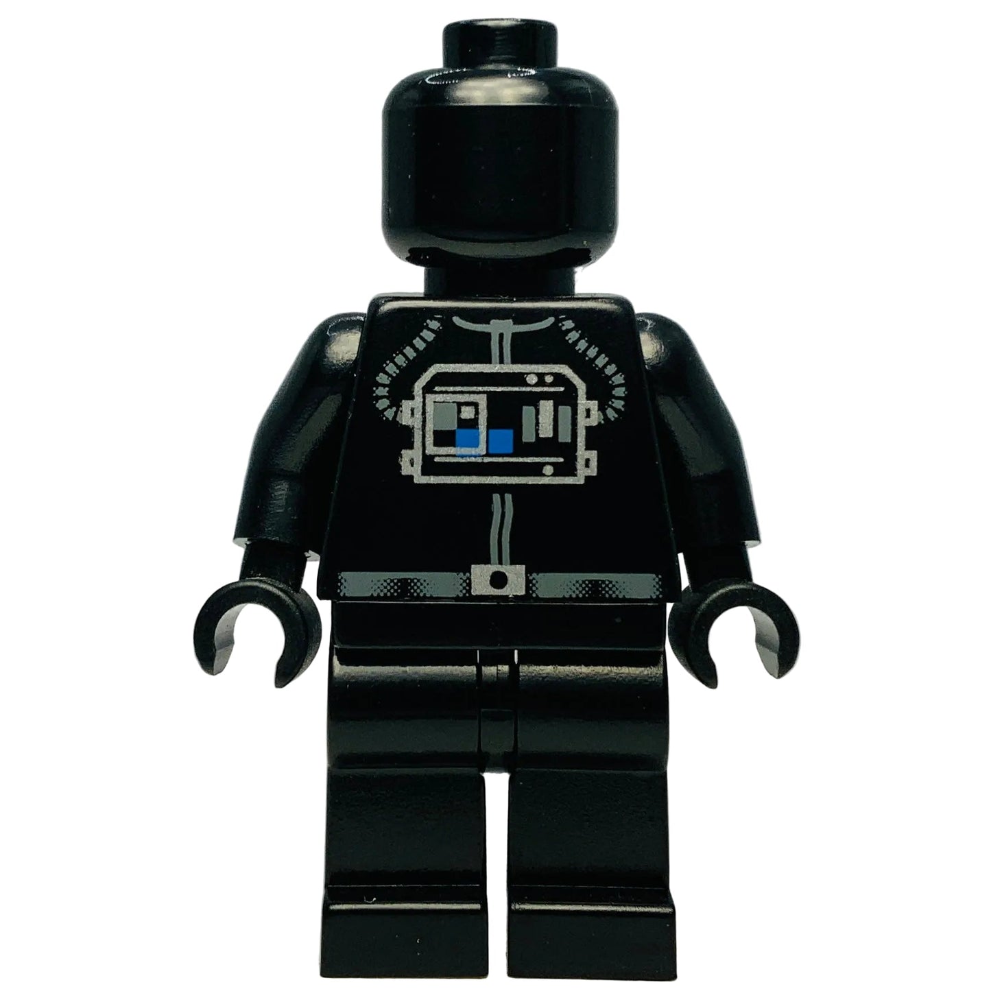 TIE Fighter Pilot - Black Head, sw0035b - LEGO® Star Wars Minifigure