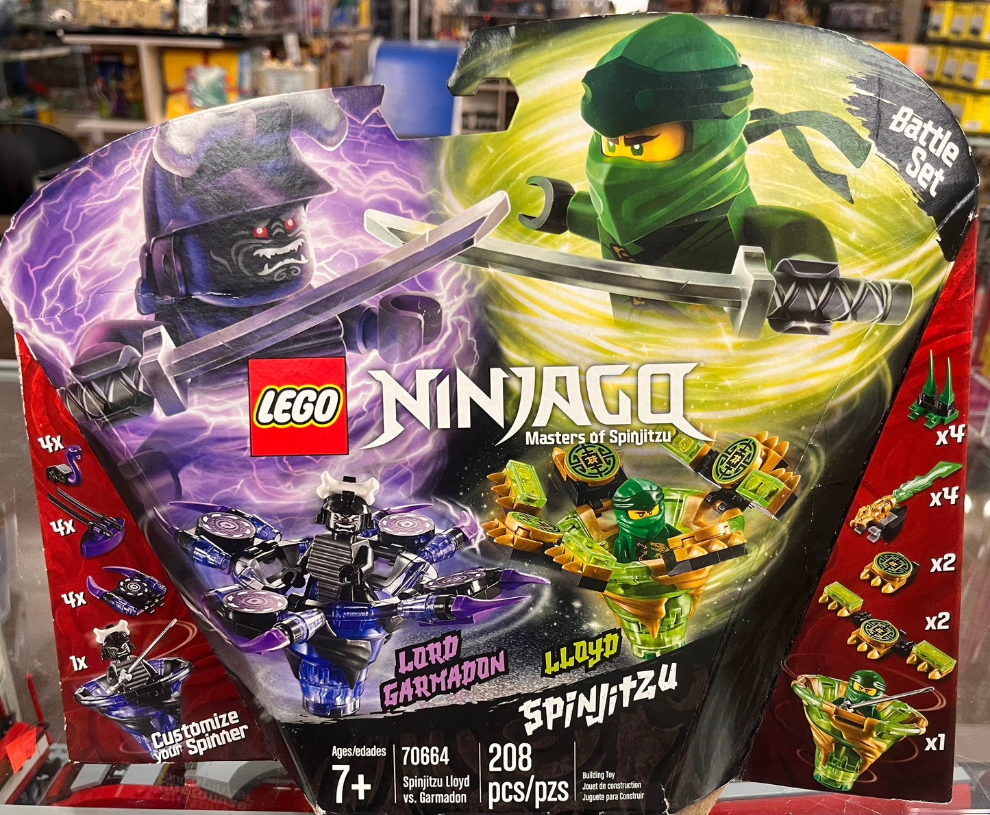 Spinjitzu Lloyd vs. Garmadon, 70664