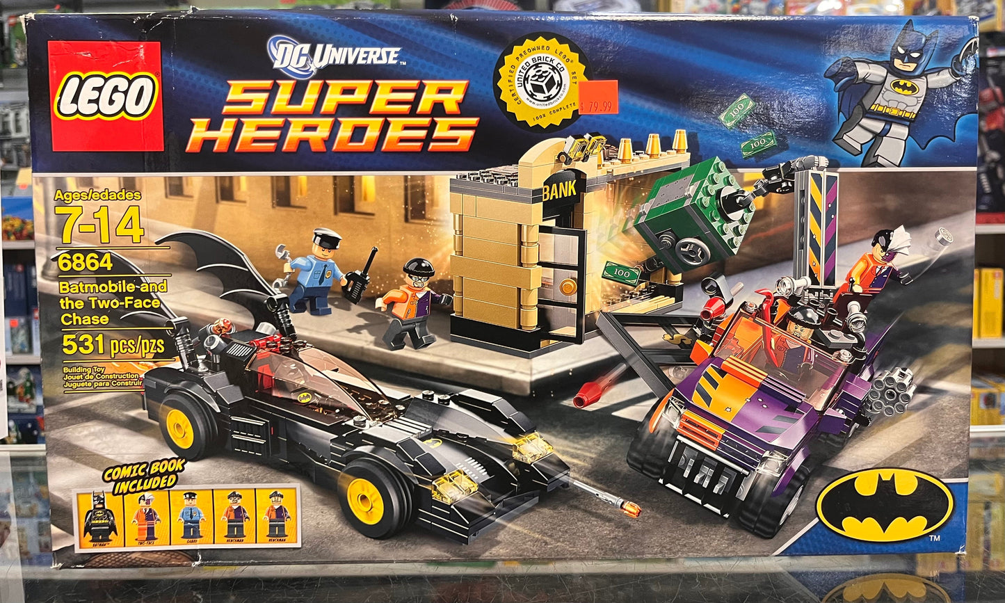 6864 - Batmobile and the Two-Face Chase - EMPTY BOX ONLY