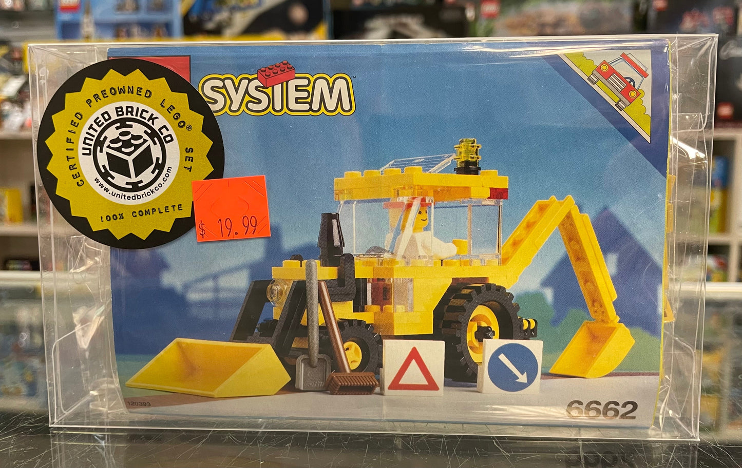 6662 - Backhoe - EMPTY BOX ONLY