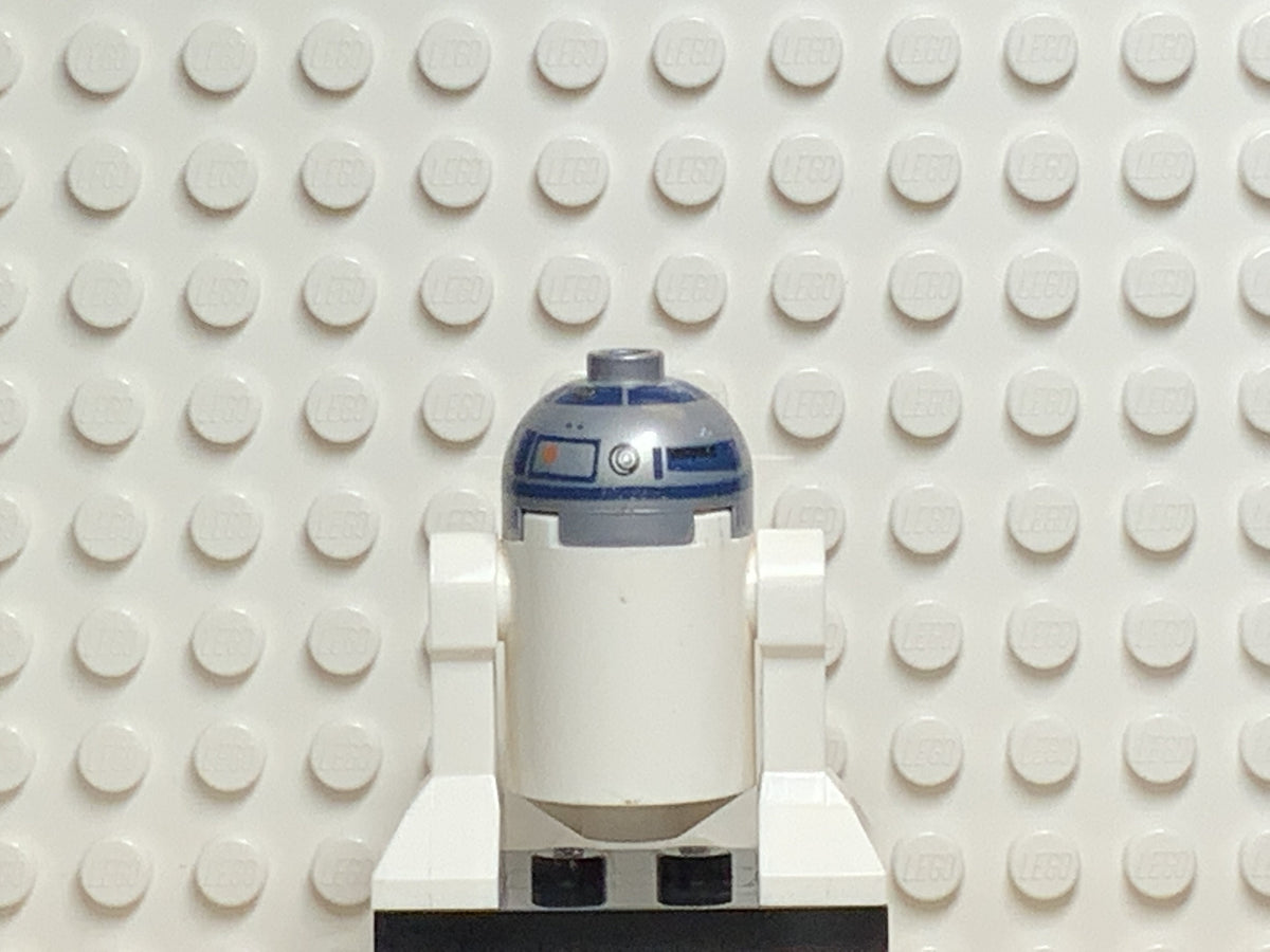 R2-D2, Flat Silver Head, Red Dots and Small Receptor, sw0527, LEGO® Star Wars Minifigure
