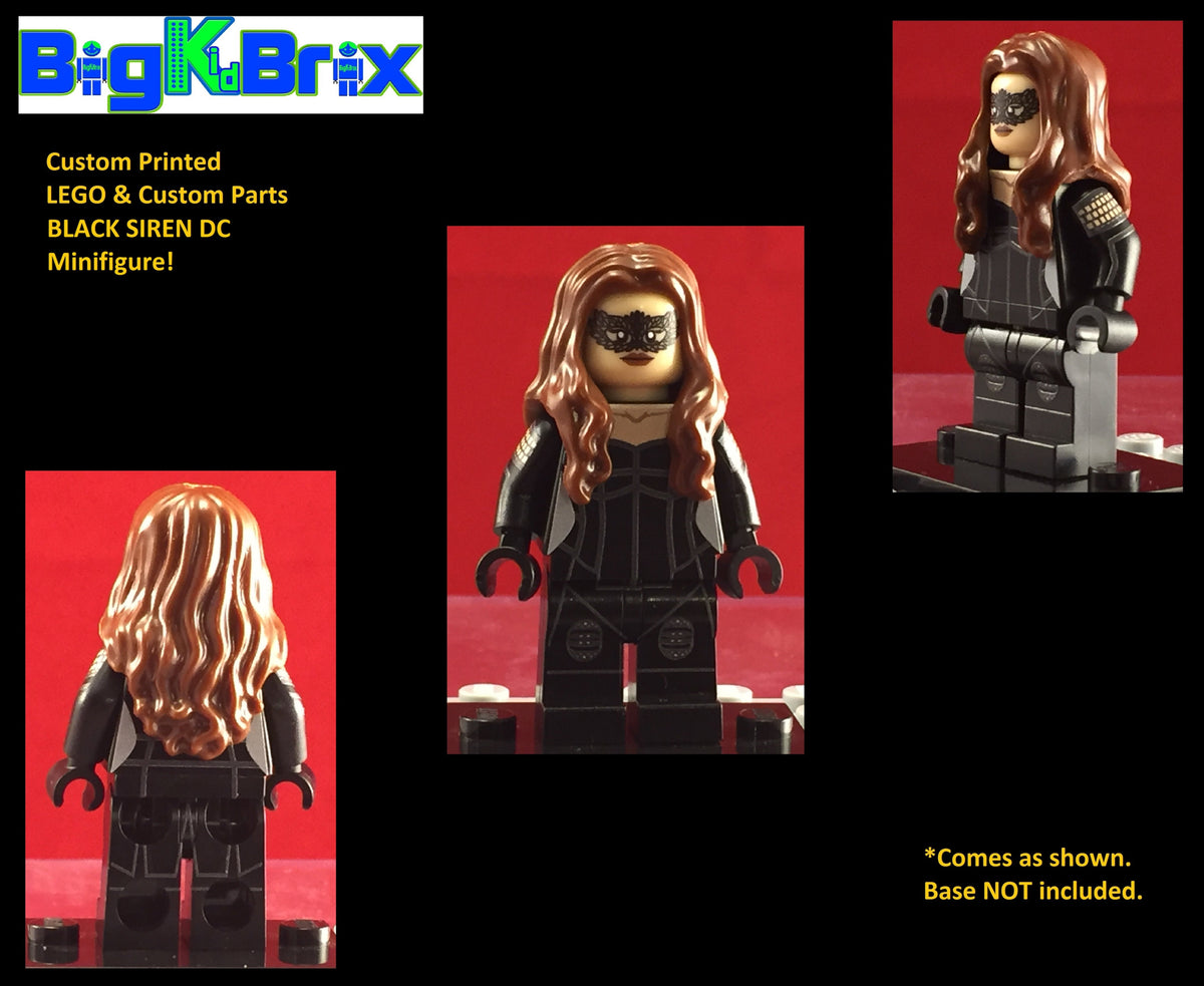 Black Siren DC Custom Printed Minifigure