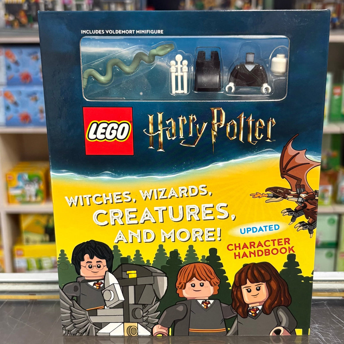 Witches, Wizards, Creatures, and More! Updated Character Handbook (Hardcover)(Includes Voldemort Minifigure, hp373), b20hp19 - LEGO® Harry Potter