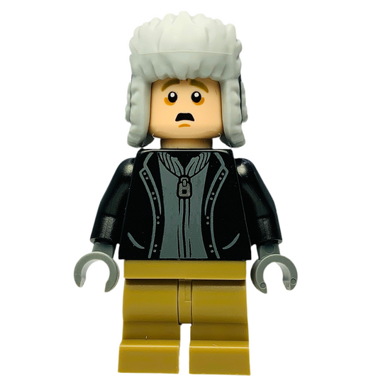 Draco Malfoy - Black Jacket, Dark Tan Medium Legs, Black Ushanka Hat, hp461