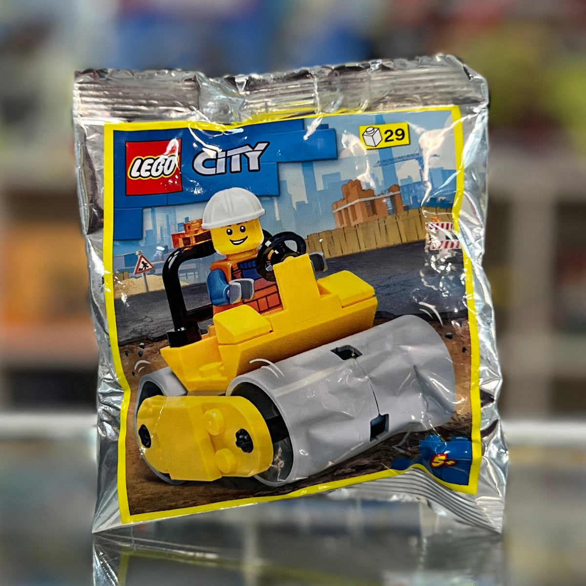 Worker with Road Roller foil pack, 952210