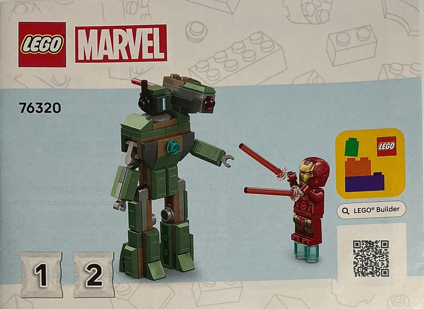 76320 - Iron Man & War Machine vs. Hammer Drones - INSTRUCTIONS ONLY
