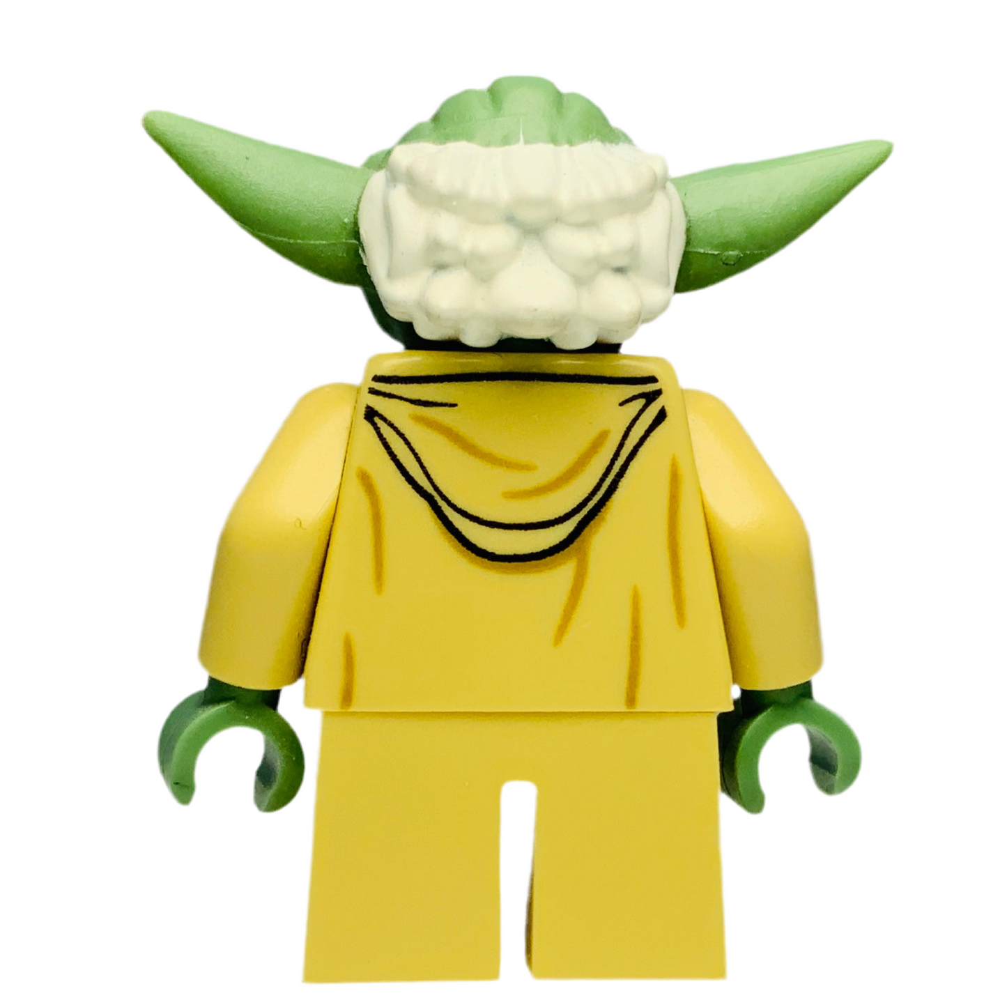 Yoda - Clone Wars, White Hair, Torso with Back Print, sw0446, LEGO® Star Wars Minifigure
