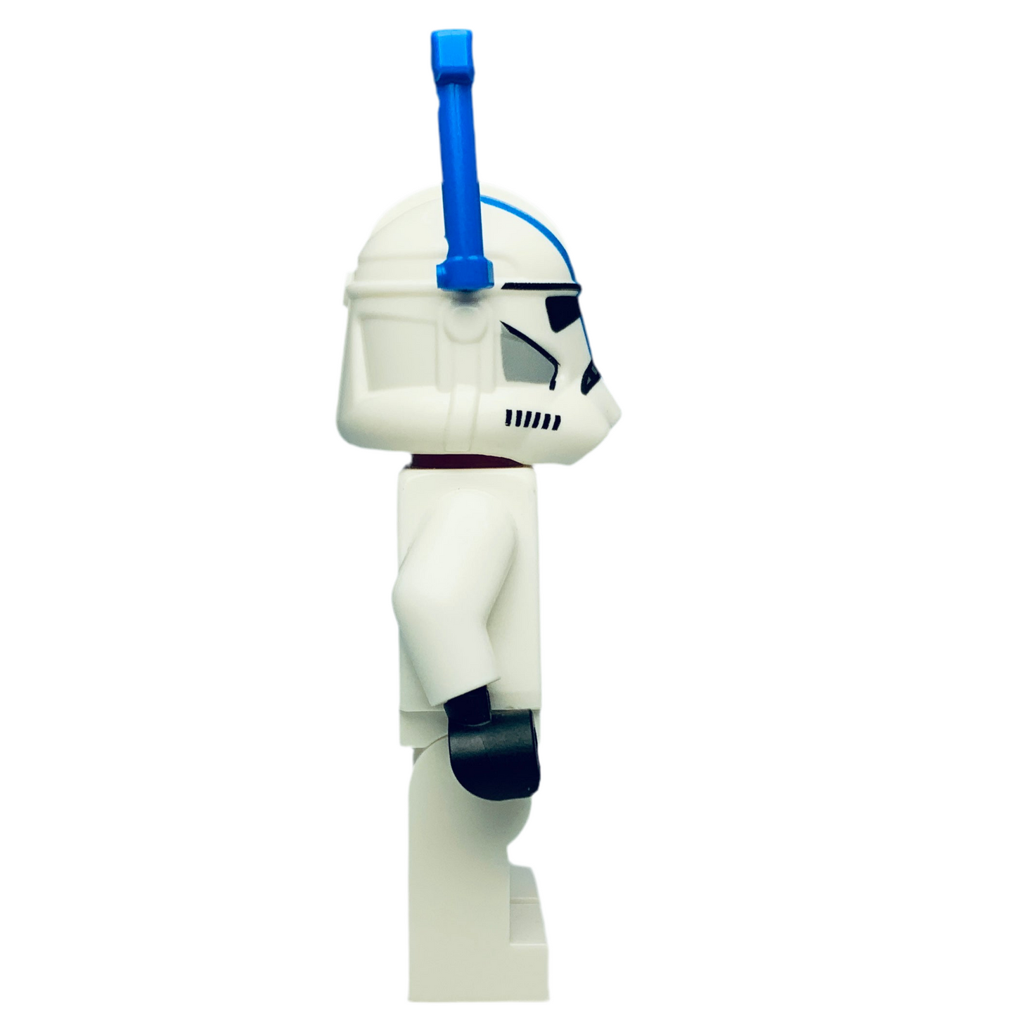Clone Trooper Officer, 501st Legion (Phase 2) - White Arms, Blue Rangefinder, Nougat Head, Helmet with Holes, sw1246, LEGO® Star Wars Minifigure
