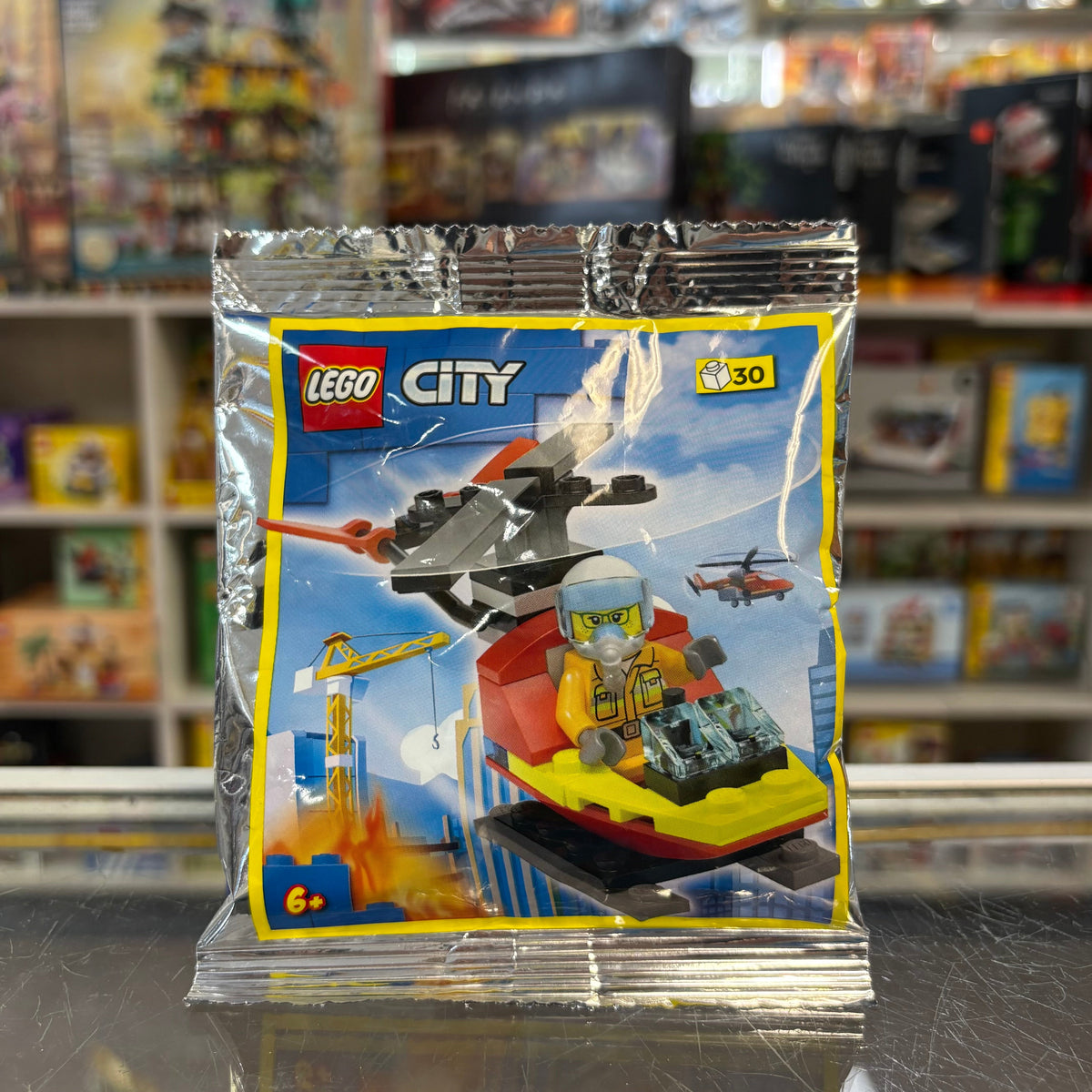 Fire Helicopter foil pack, 952301 - LEGO® City Set