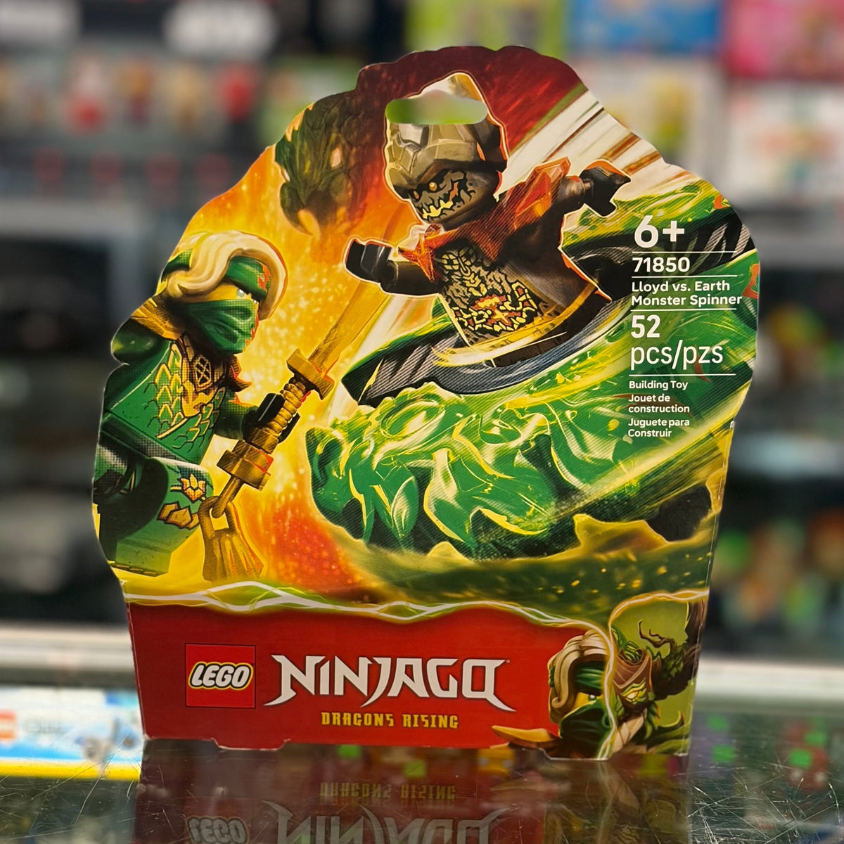 71850 - Lloyd vs. Earth Monster Spinner - EMPTY BOX ONLY