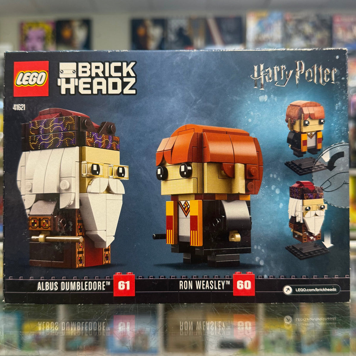 Ron Weasley & Albus Dumbledore, 41621 - LEGO® Brickheadz Set