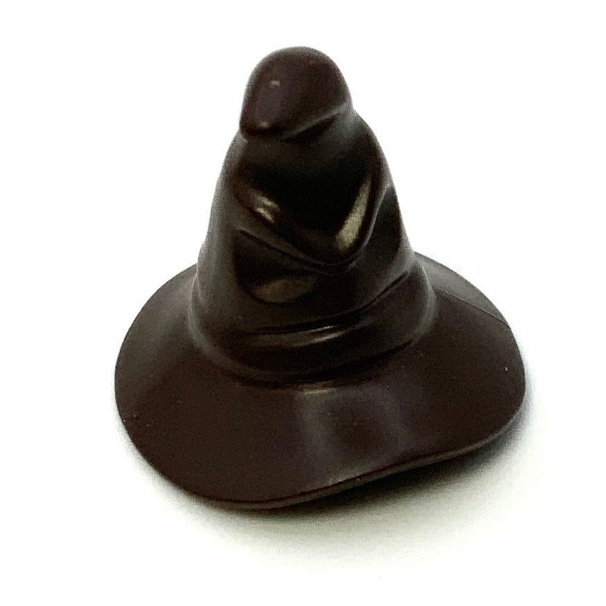 Minifigure, Headgear, Wizard/Witch Hat with Face (Sorting Hat), Part# 38974
