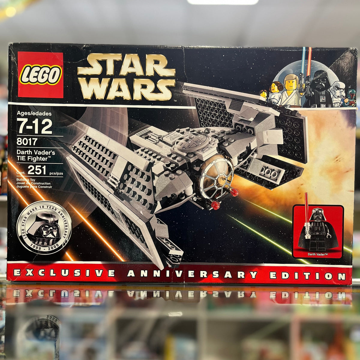 8017 - Darth Vader's TIE Fighter - EMPTY BOX ONLY