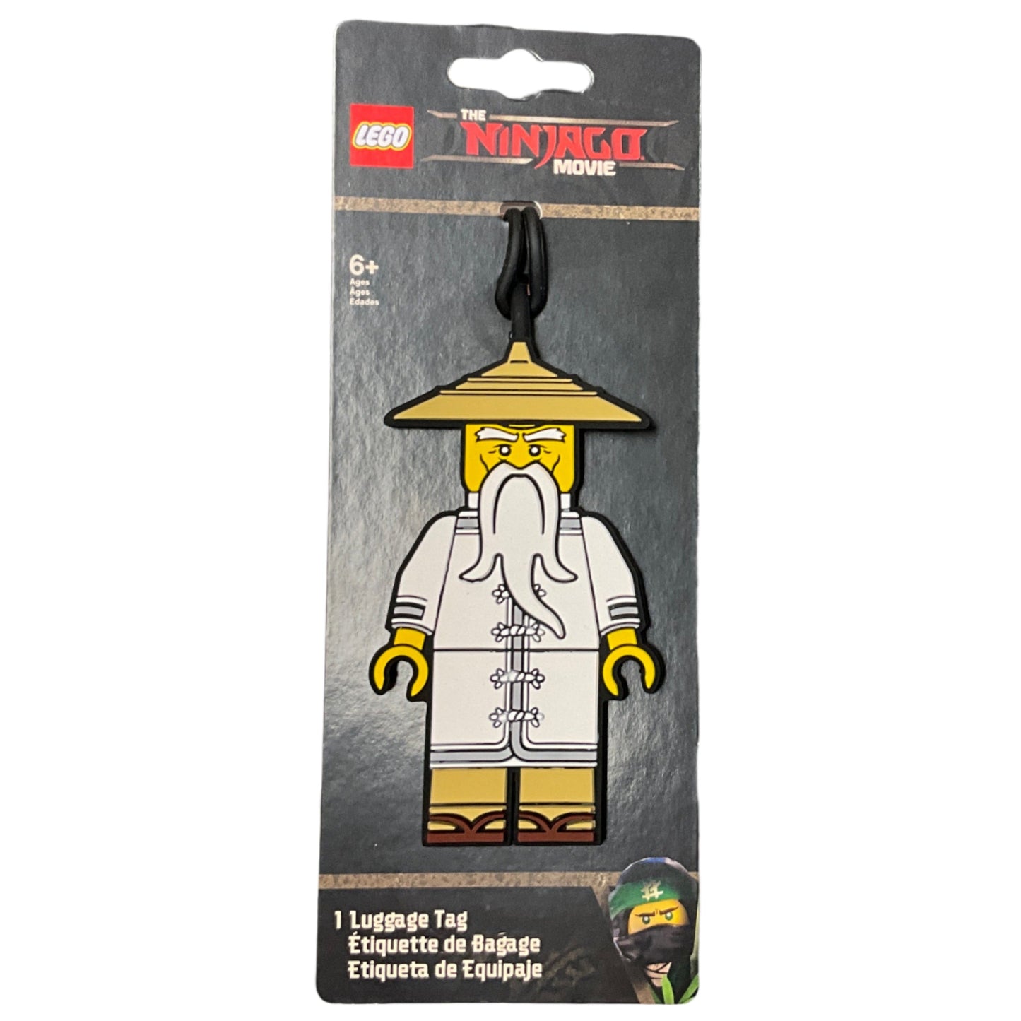 Bag/Luggage Tag, Silicone, LEGO® Ninjago Master Wu, 51884