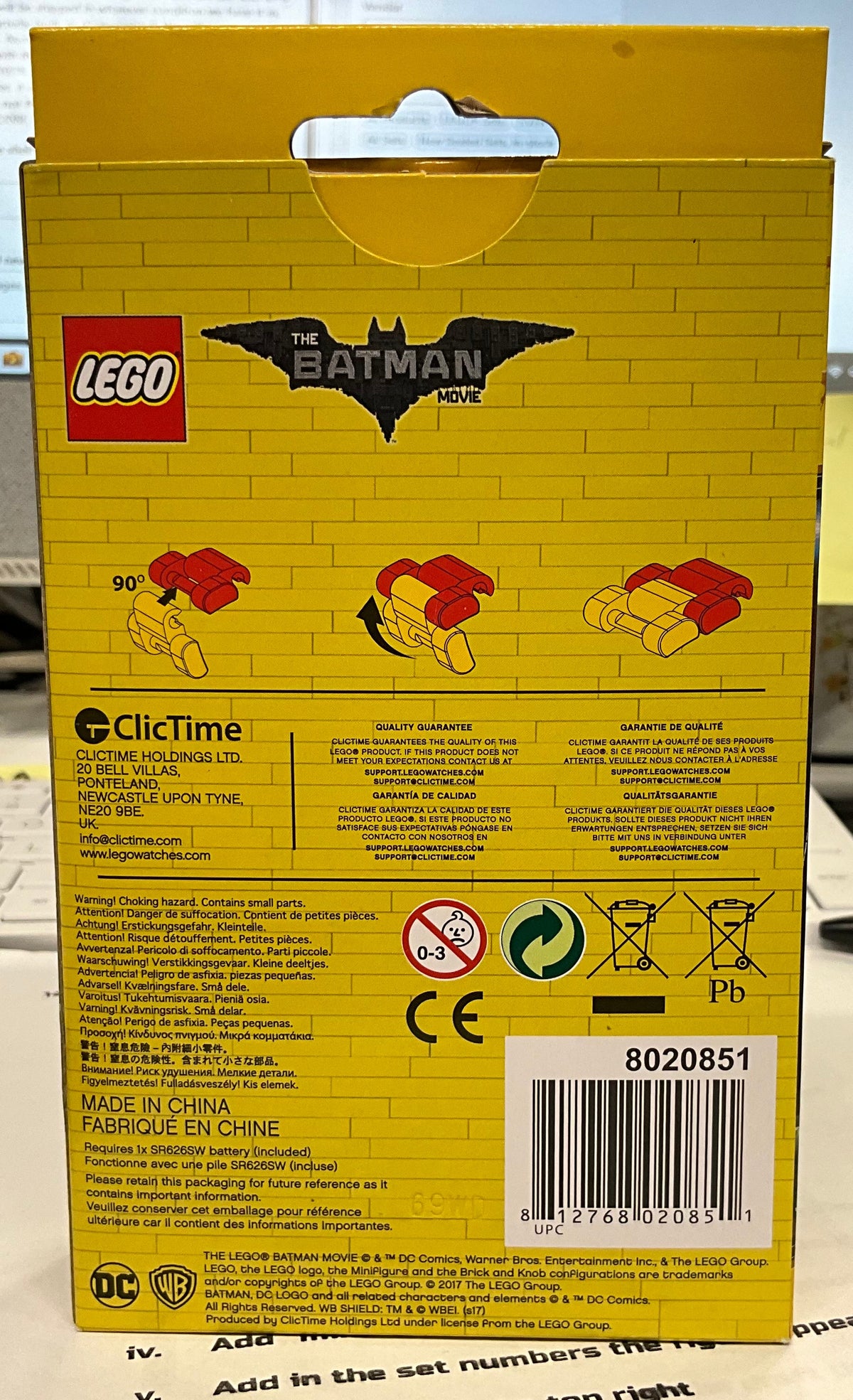 Watch Set, The LEGO Batman Movie The Joker, 8020851