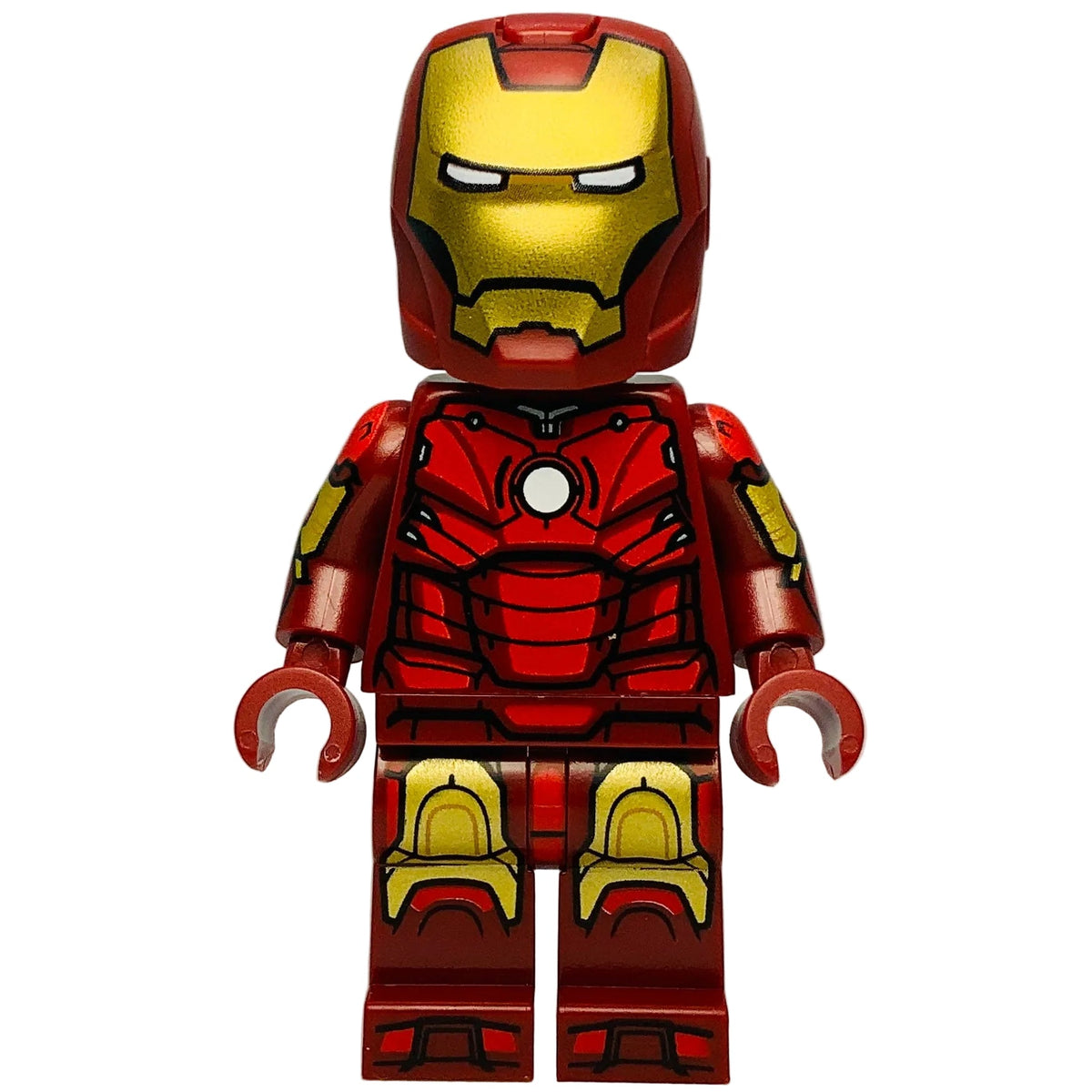 Iron Man - Mark 3 Armor, Printed Arms, sh1097 - LEGO® Marvel Minifigure