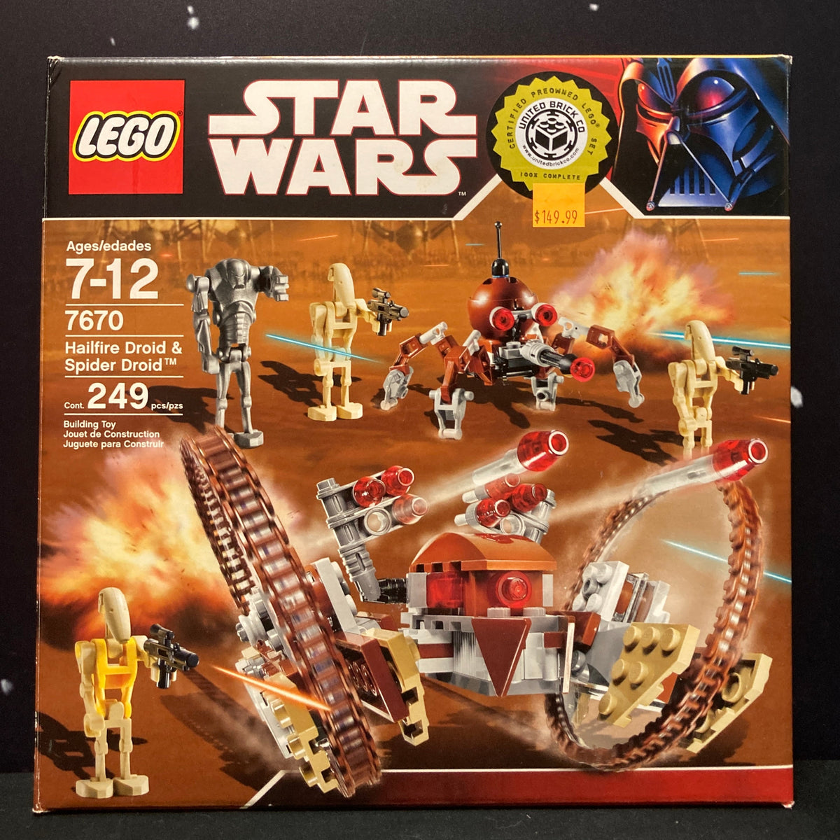 Hailfire Droid & Spider Droid, 7670 - LEGO® Star Wars Set