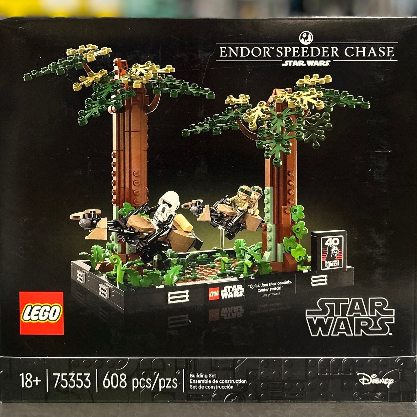 75353 - Endor Speeder Chase - EMPTY BOX ONLY