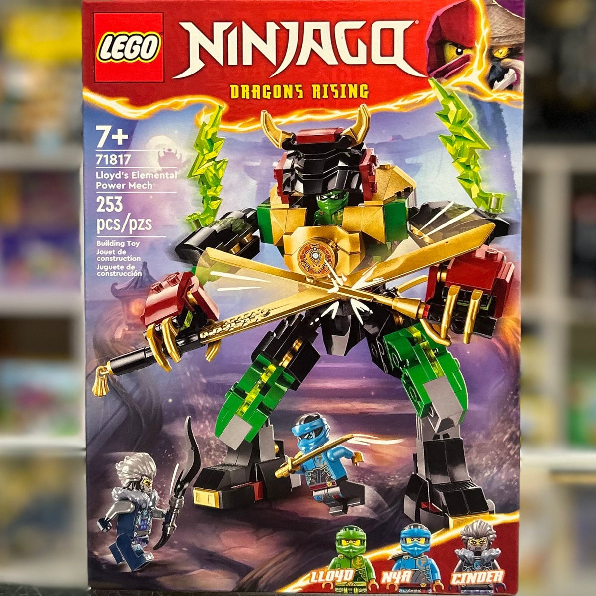 71817 - Lloyd's Elemental Power Mech - EMPTY BOX ONLY