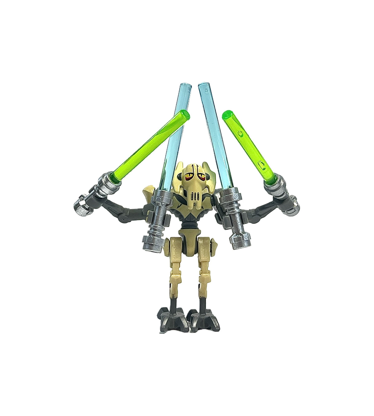 General Grievous - Bent Legs, Tan Armor, sw0254 - LEGO® Star Wars Minifigure
