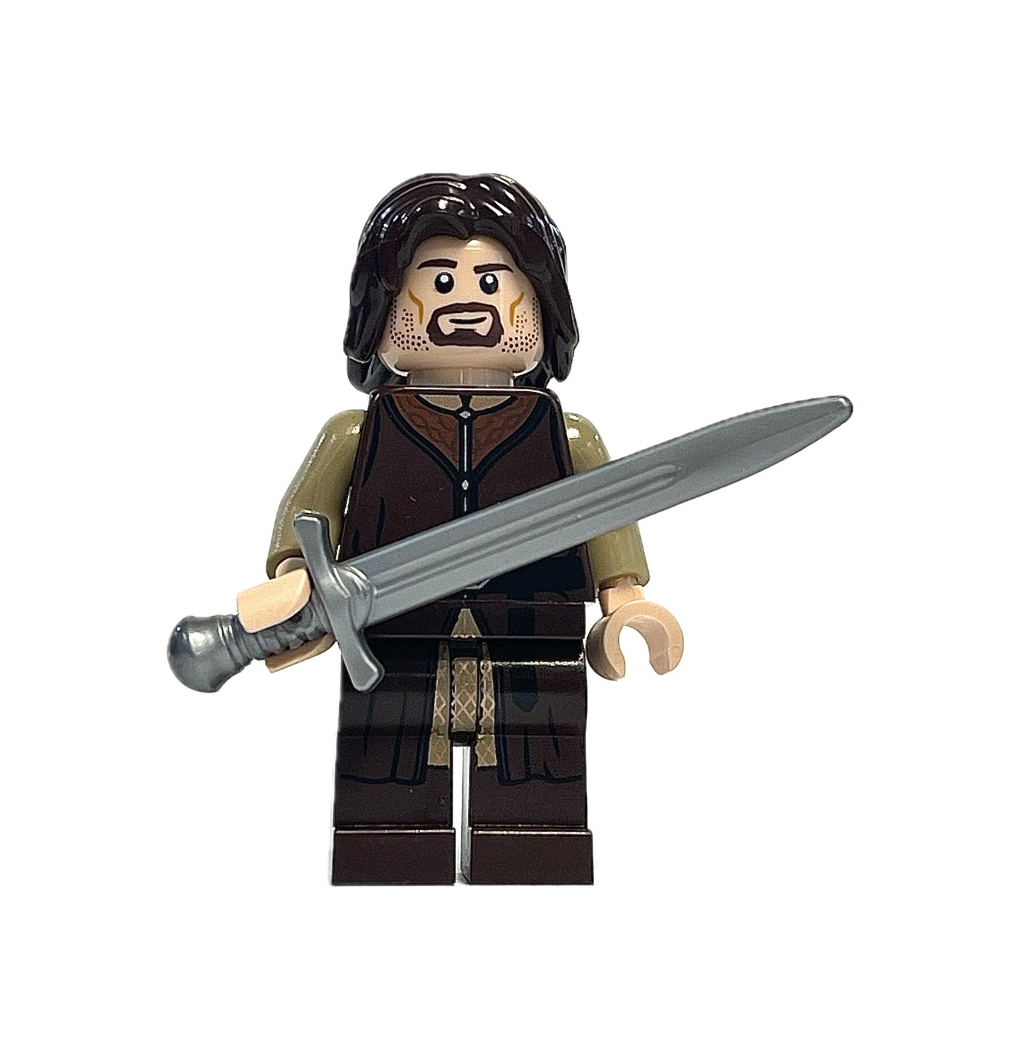 Aragorn - Dark Brown Legs, lor129 - LEGO® Lord of the Rings™ Minifigure
