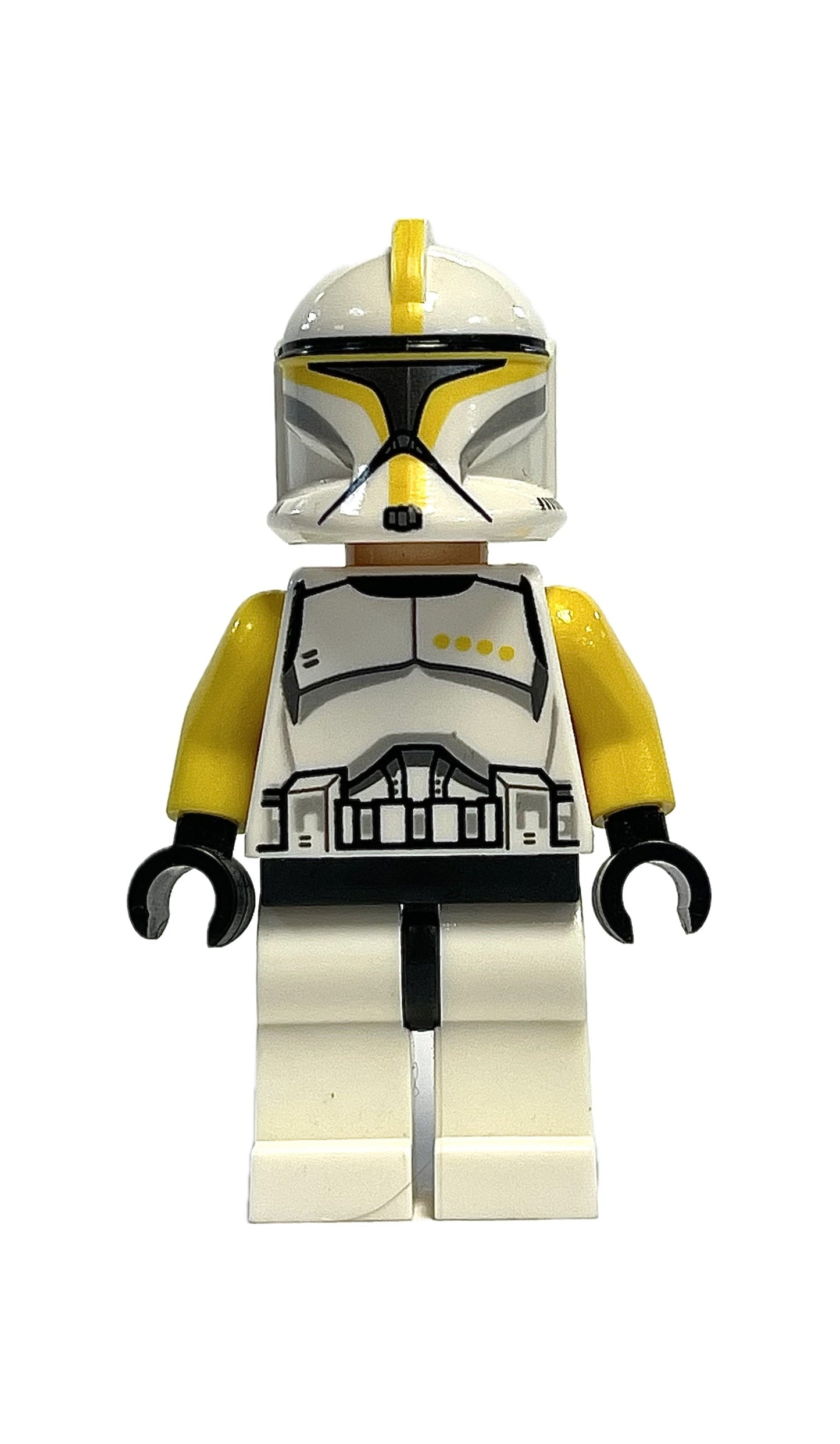 Clone Trooper Commander (Phase 1) - Yellow Arms, Scowl, sw0481