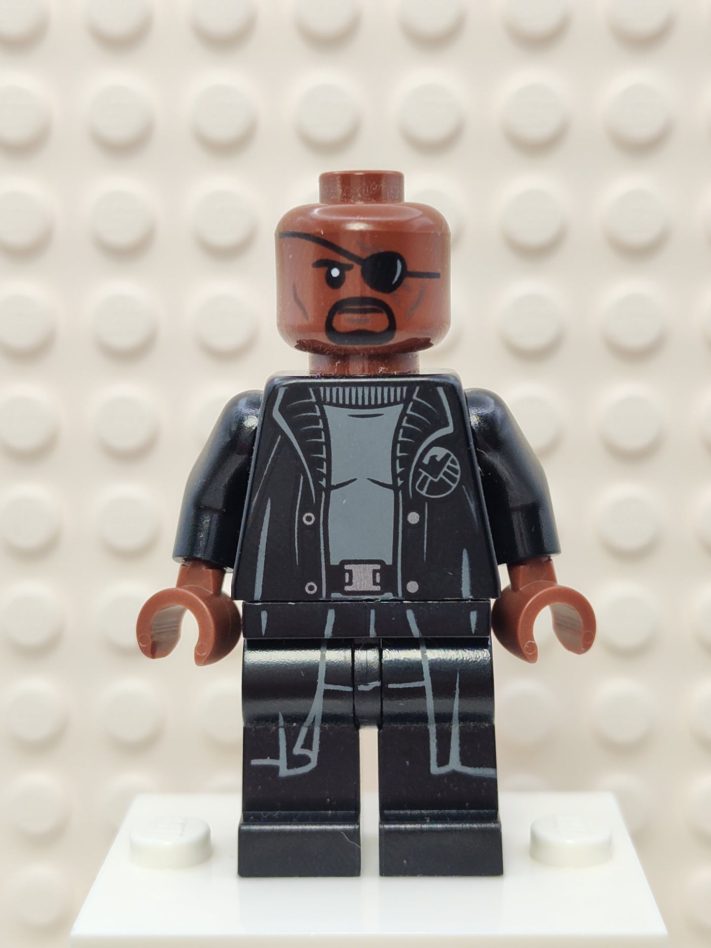 Nick Fury, sh0585a - LEGO® Marvel Minifigure