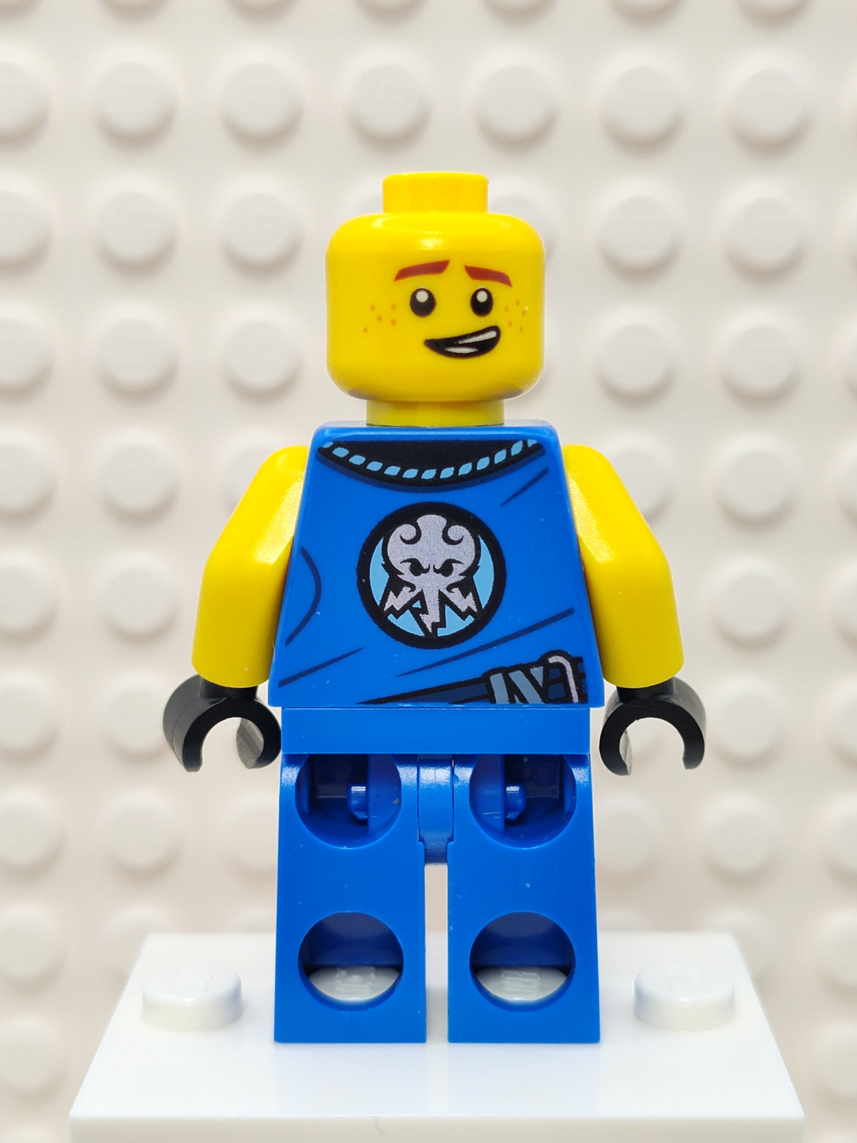 Jay - Legacy, Ninjago Logogram 'MANTER' on Torso, njo0576 - LEGO® Ninjago Minifigure