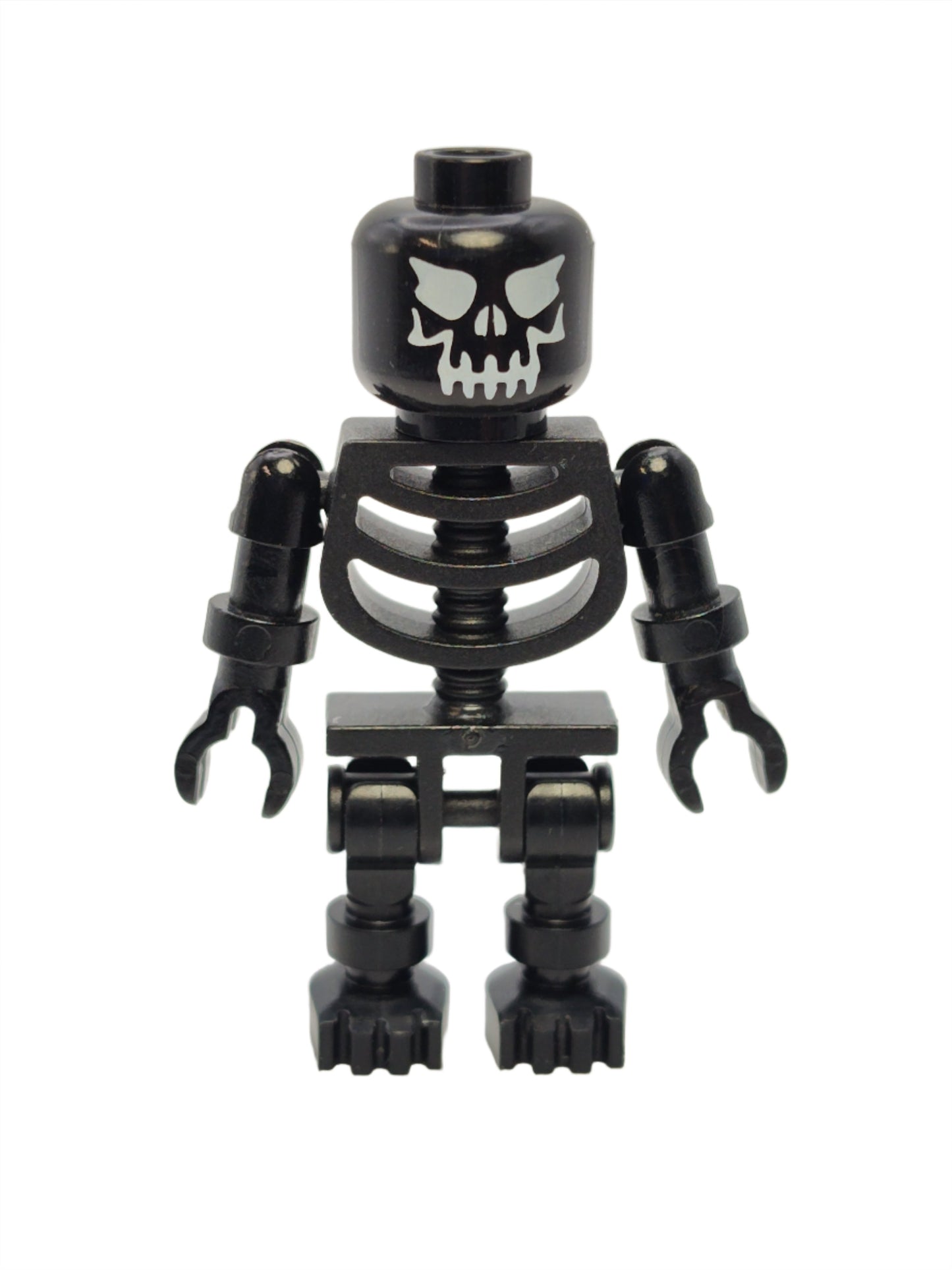 Skeleton, Black - Evil Skull, Floppy Arms, gen013 - LEGO® Harry Potter
