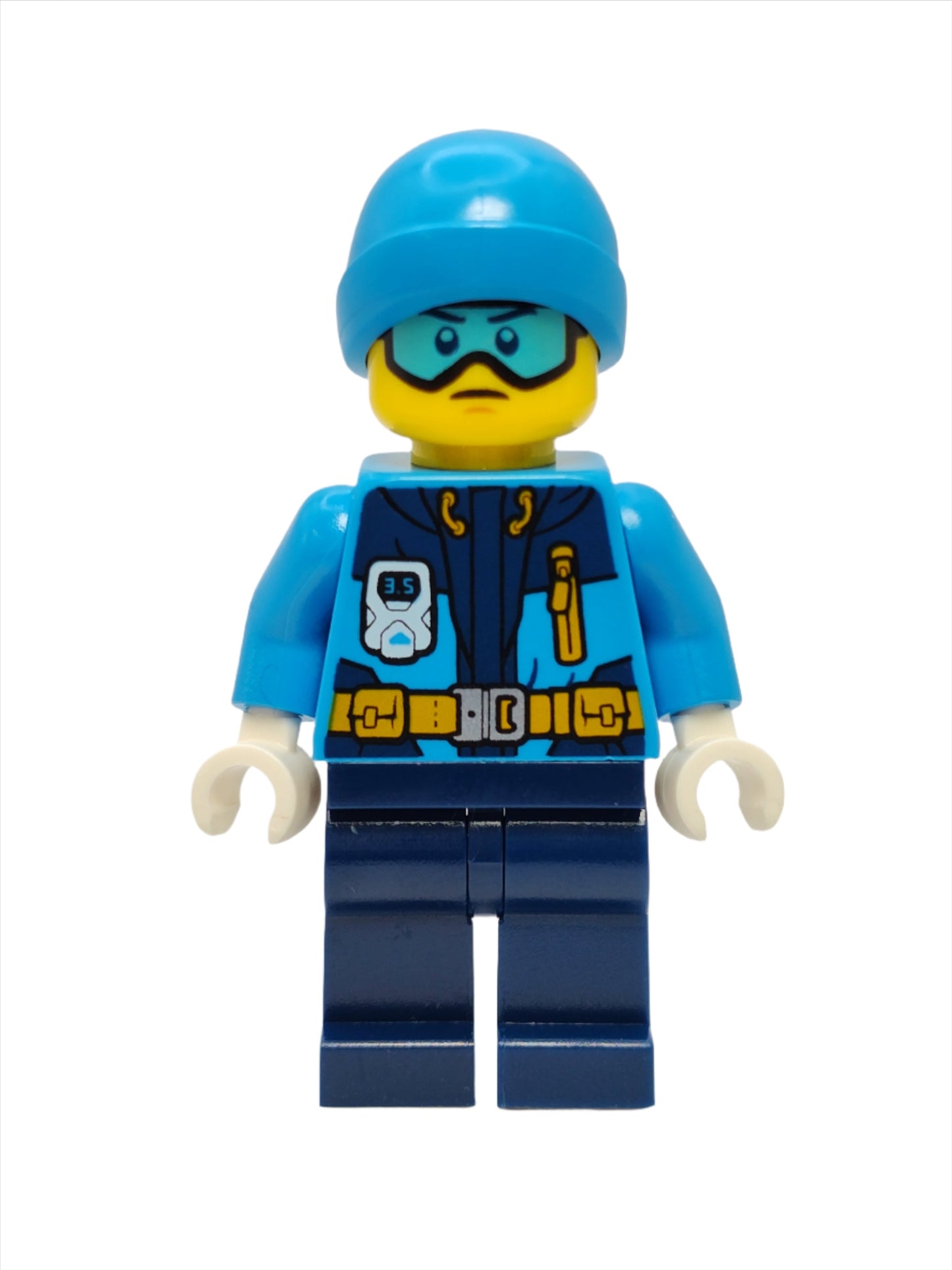 Arctic Explorer - Male with Medium Azure Ski Goggles, cty0903