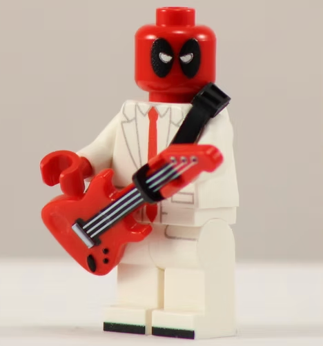 AGENT MERCPOOL Custom Printed Marvel Minifigure