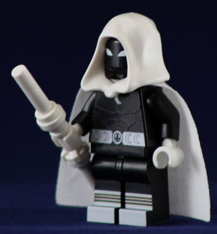 LUNAR KNIGHT BLACK Custom Printed Minifigure