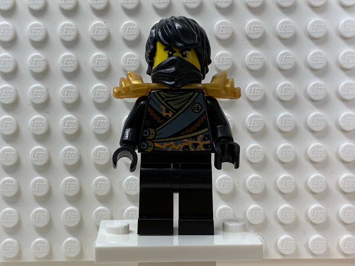 Cole - Rebooted with Armor and Hair, njo0270 - LEGO® Ninjago Minifigure