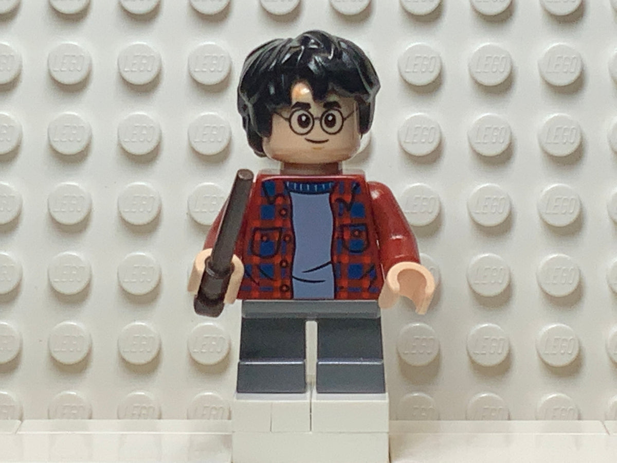 Harry Potter, Dark Red Plaid Flannel Shirt, hp143