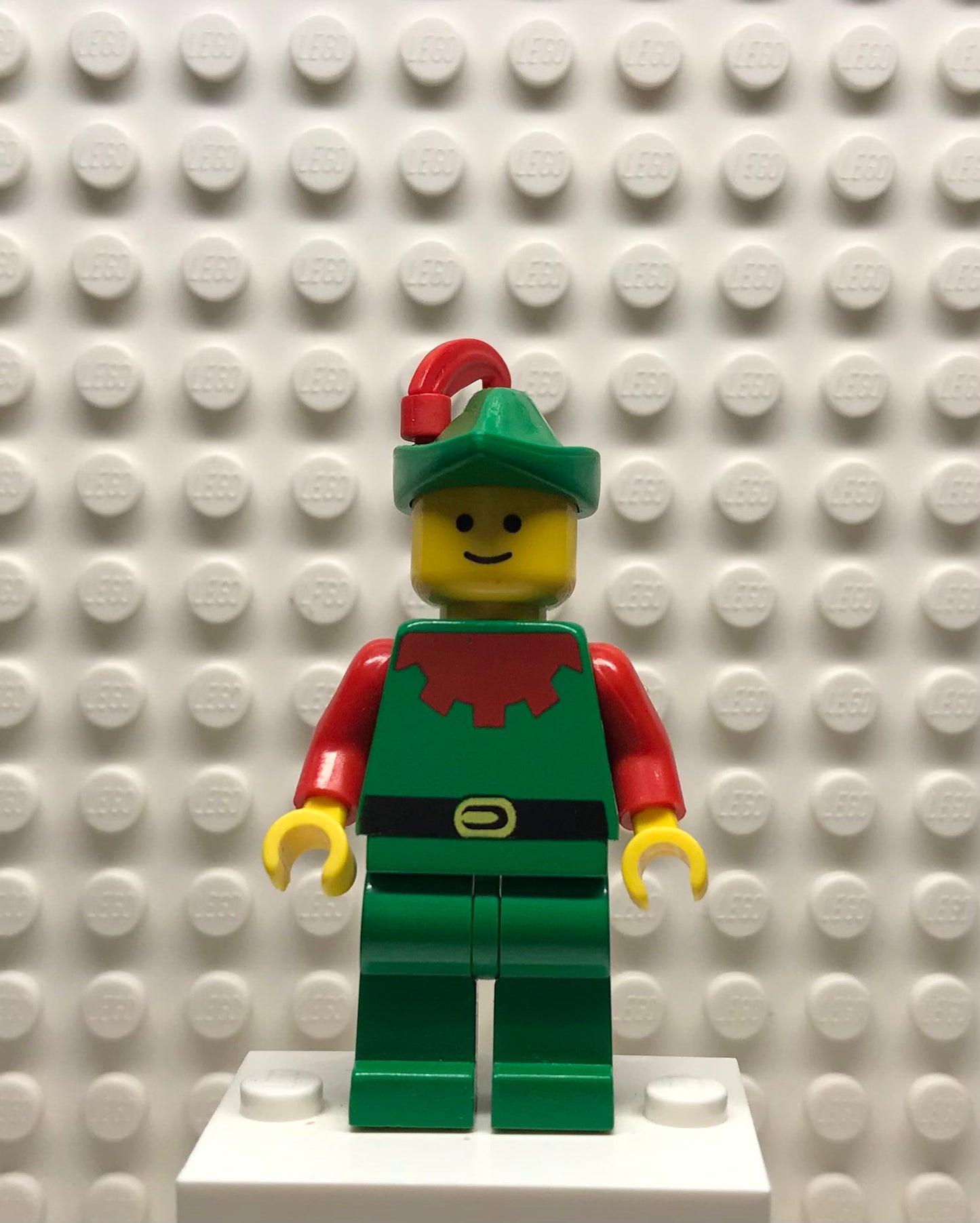 Forestman, Red, Green Hat, Red Feather, cas137